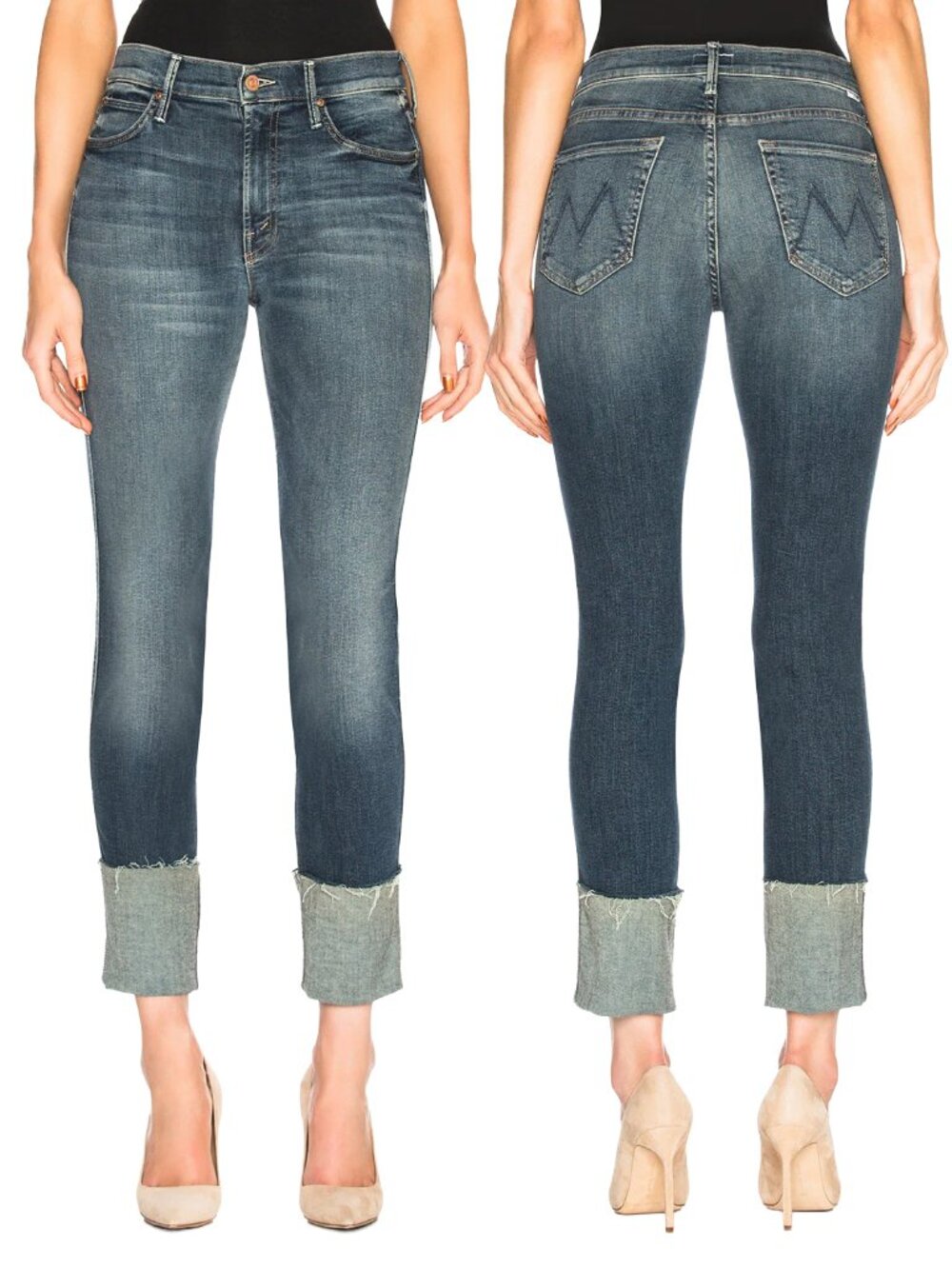 Mother The Pony Boy Ankle Fray Jeans in Bake Sale Brawl 27